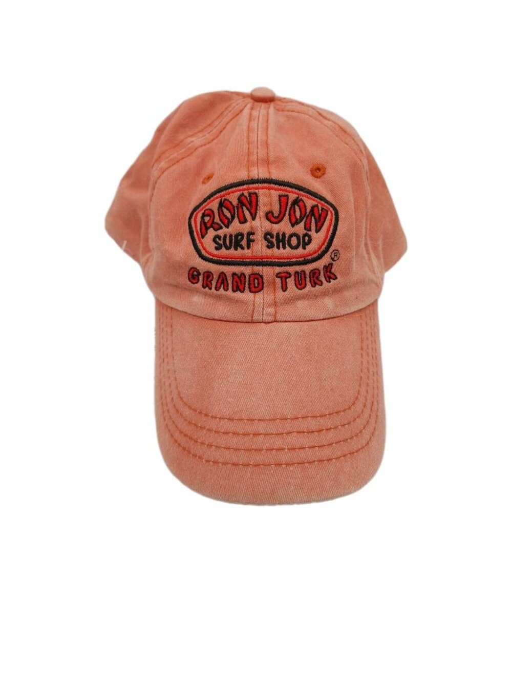 Ron Jon Surf Shop Grand Turk Dusty Pink Strapback Hat Cap Embroidered NWT
